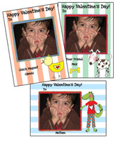 Starfish Art Photo Valentine's Day Cards - Boy Combo